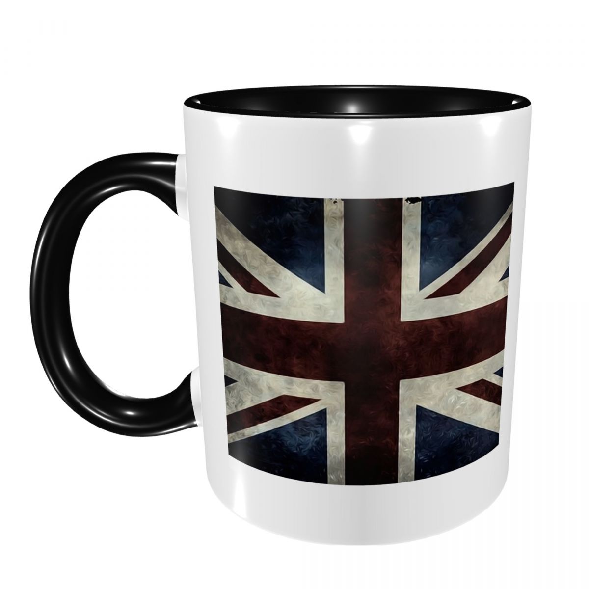 Coffee Tea Uk - كوب سيراميك مضحك بتصميم علم الاتحاد