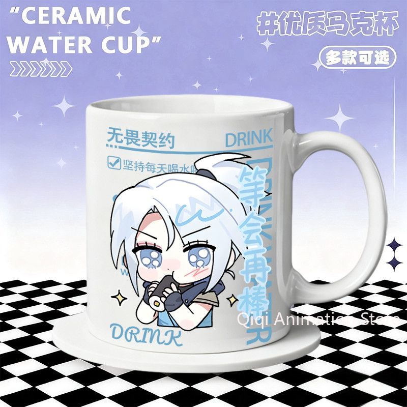 Coffee Tea Cups - كوب سيراميك، إكسسوارات منزلية، أكواب أنمي