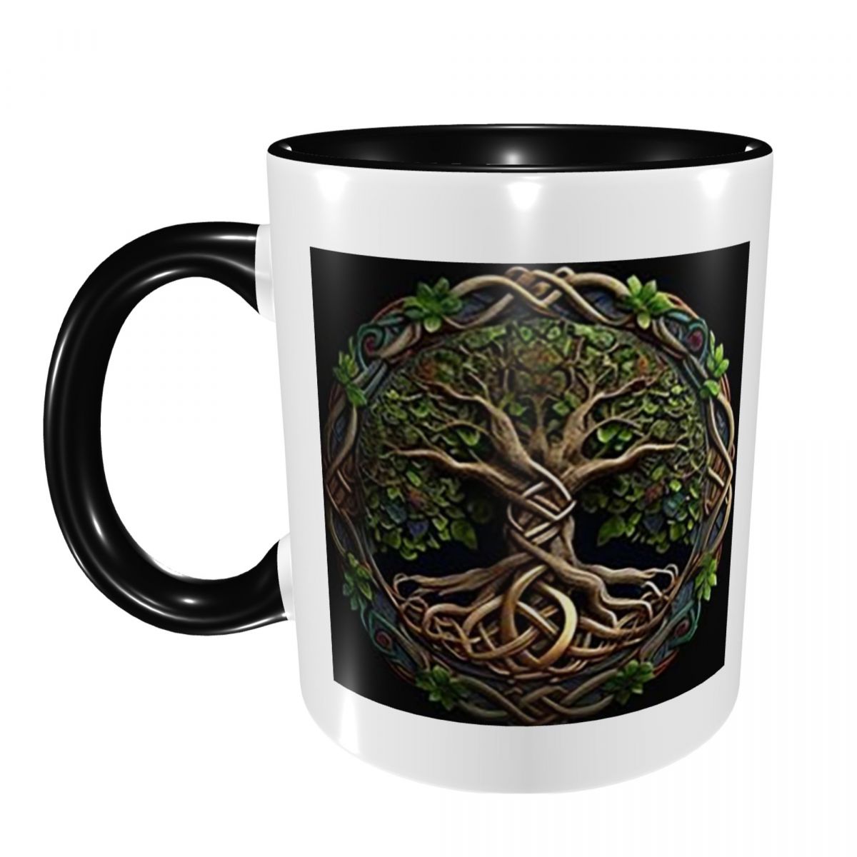 Coffee Tea World - أكواب سيراميك مضحكة على شكل شجرة
