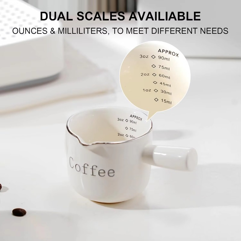 Coffee Tea Cups - كوب قهوة صغير من السيراميك بمقبض