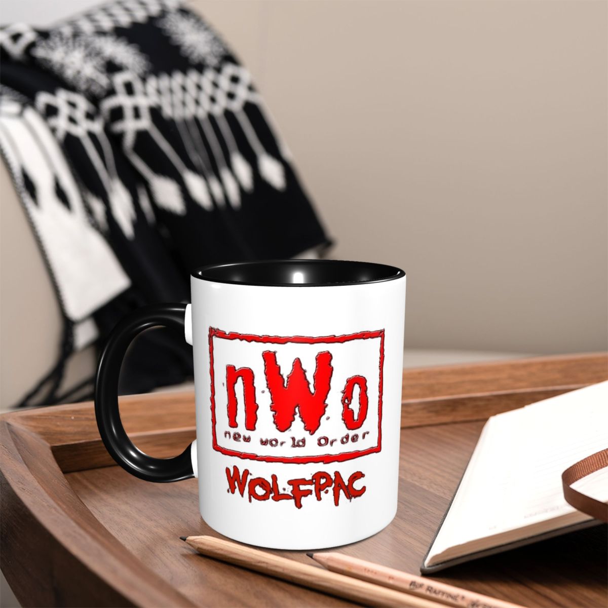Coffee Tea World - أكواب قهوة سيراميك مضحكة بتصميم NWO