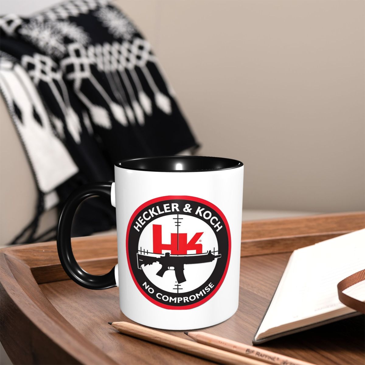 Coffee Tea Hk - كوب بشعار Heckler Koch Hk، أكواب