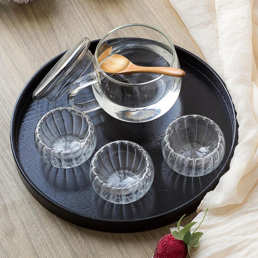 صينية شاي خشبية كلاسيكية مزخرف - مراجعة Coffee Tea Or وسعره
