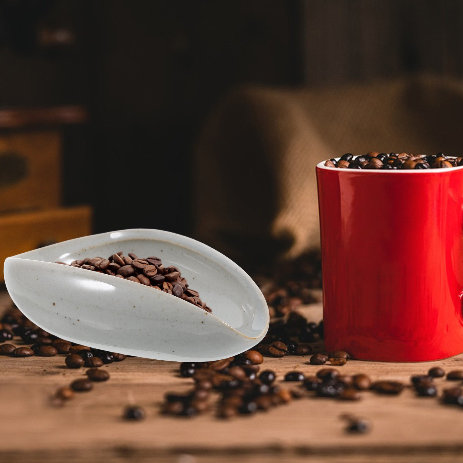 صينية قياس حبوب القهوة من السي - مراجعة Coffee Tea Bean Leaf وسعره