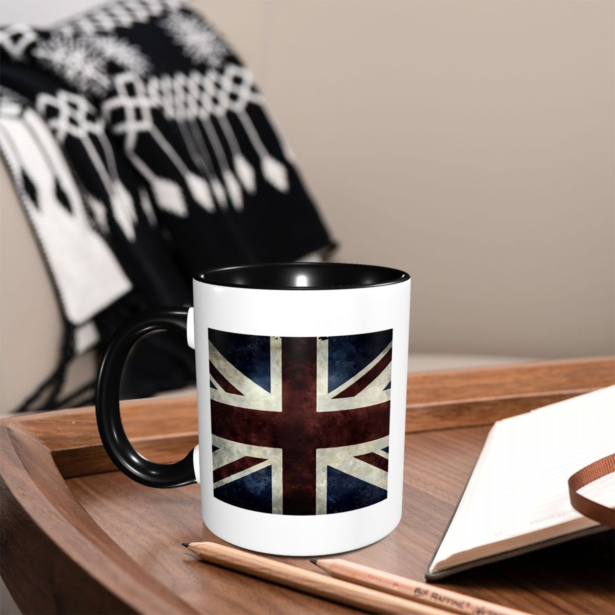 كوب سيراميك مضحك بتصميم علم ال - مراجعة Coffee Tea Uk وسعره