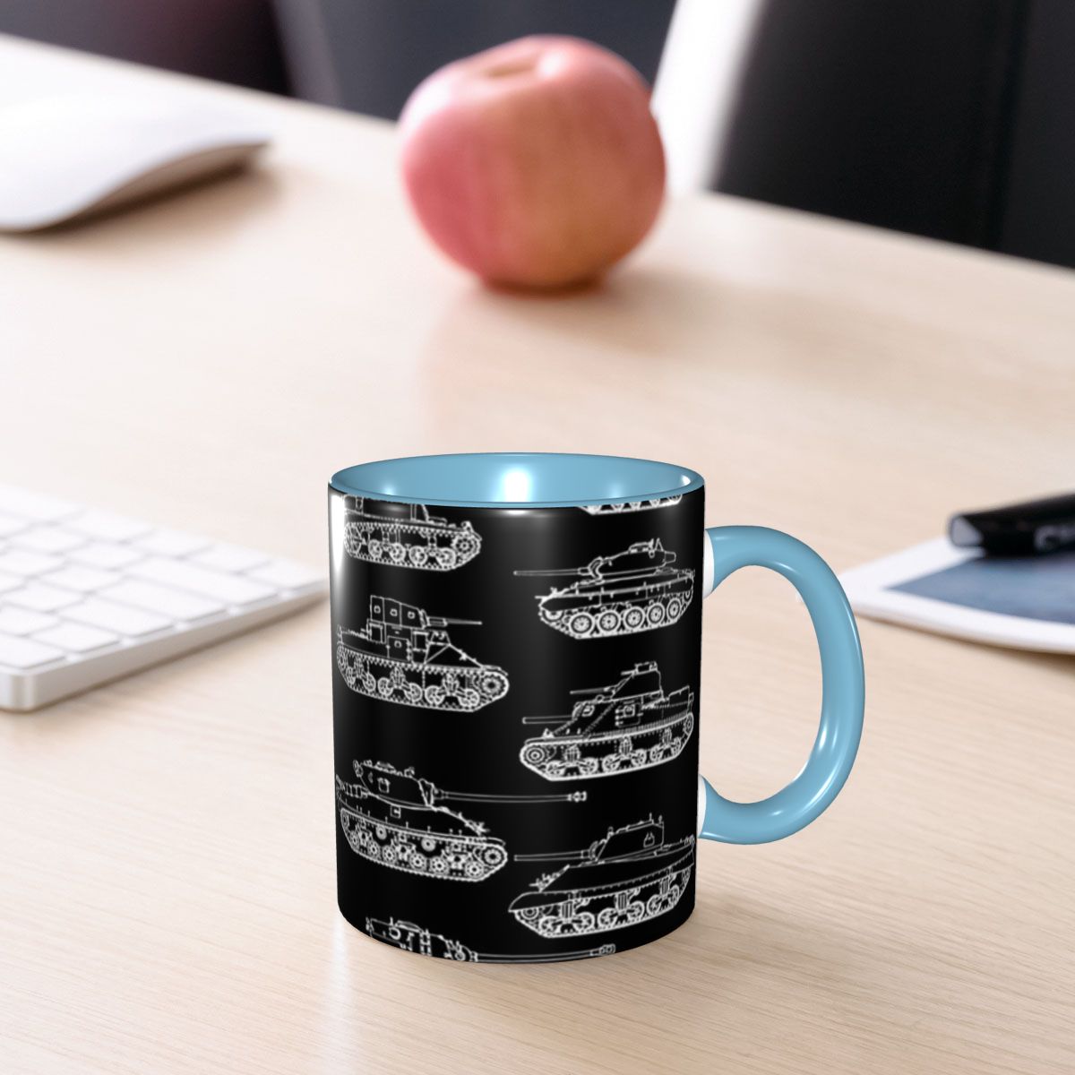 كوب دبابات أمريكية من الحرب ال - مراجعة Coffee Tea World وسعره