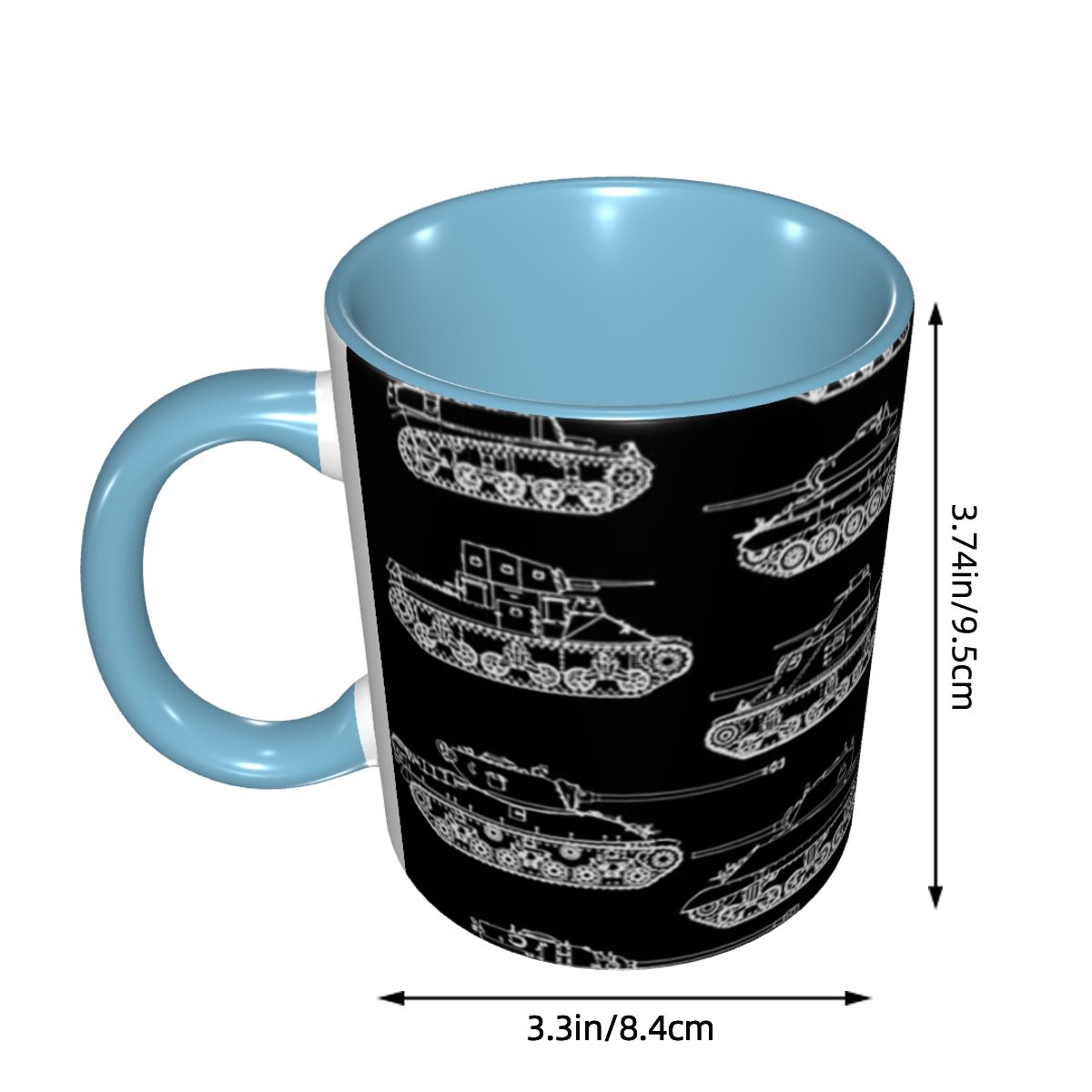 كوب دبابات أمريكية من الحرب ال - مراجعة Coffee Tea World وسعره