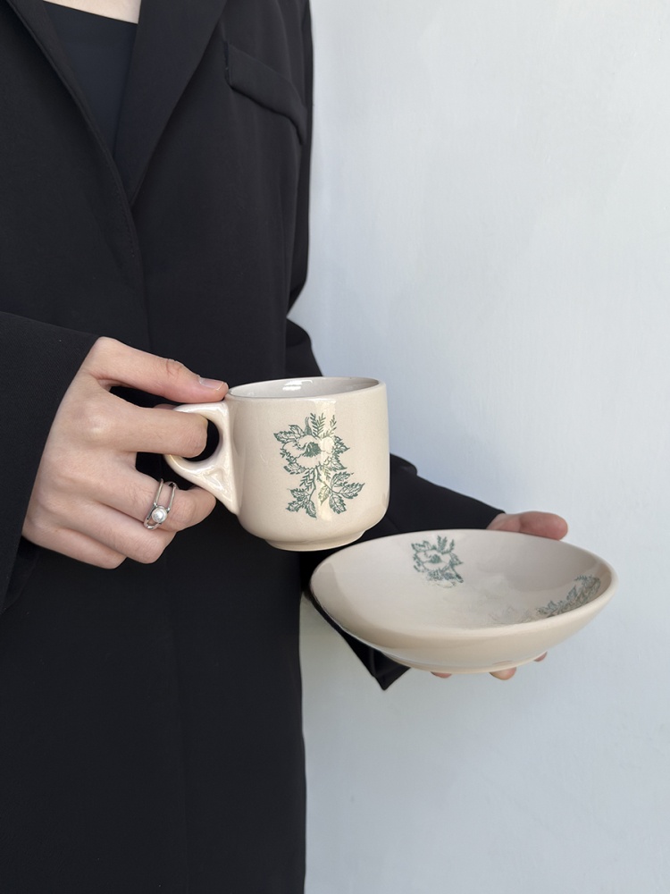 كوب قهوة سيراميك بتصميم أوراق  - مراجعة Coffee Leaves Tea وسعره