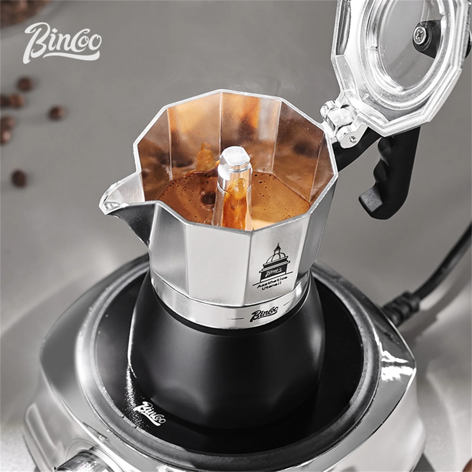 وعاء موكا ذو صمام مزدوج من BIN - مراجعة Coffee Tea Espresso وسعره