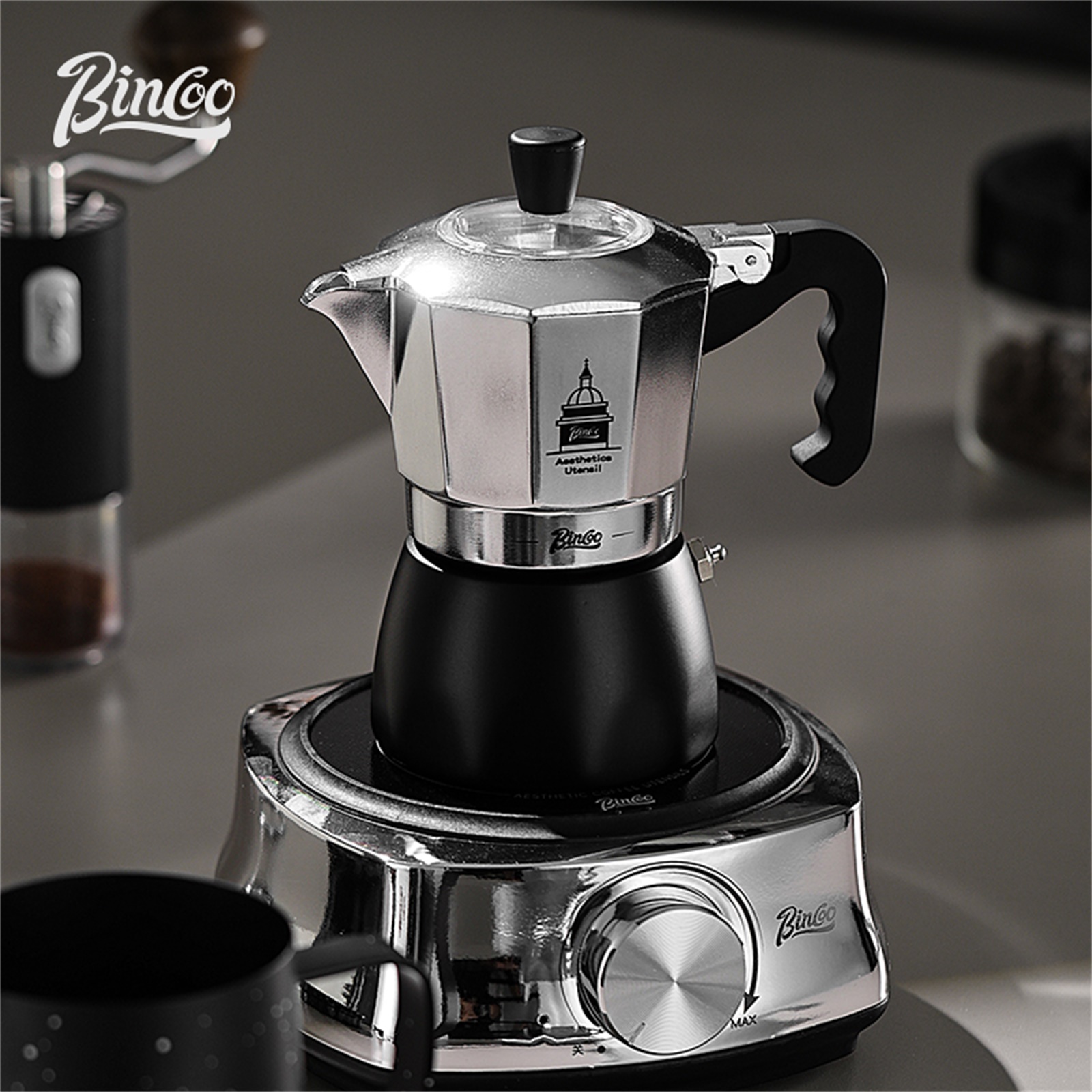 وعاء موكا ذو صمام مزدوج من BIN - مراجعة Coffee Tea Espresso وسعره