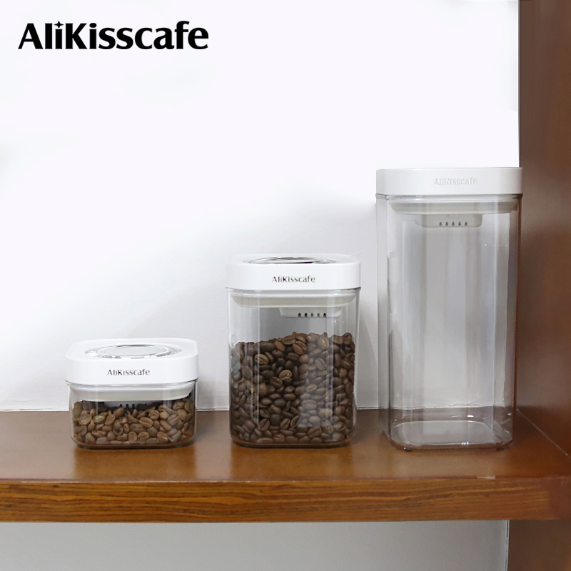 AliKisscafe حاوية تخزين حبوب ا - مراجعة Coffee Tea Espresso وسعره