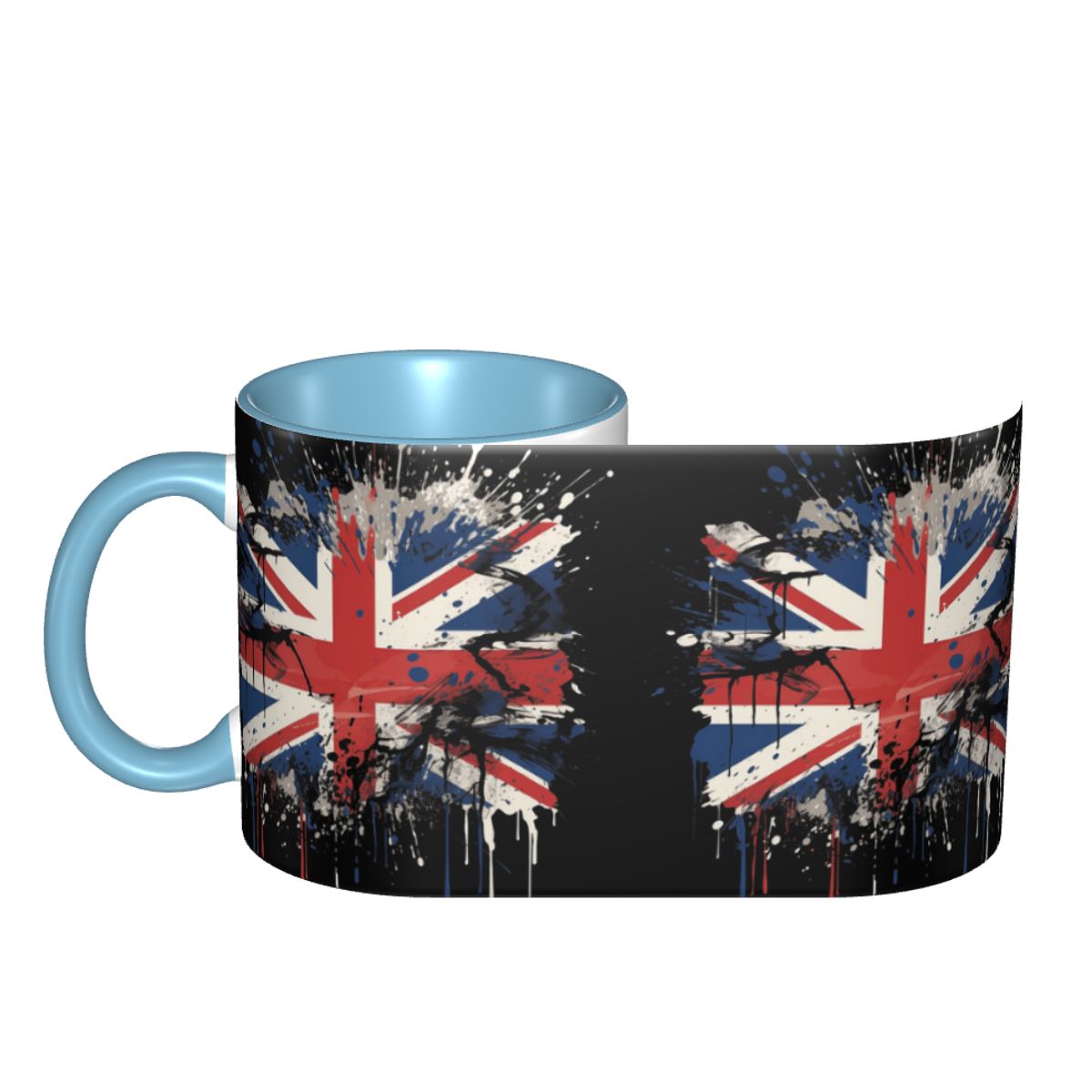 كوب سيراميك مضحك بتصميم علم ال - مراجعة Coffee Tea Uk وسعره