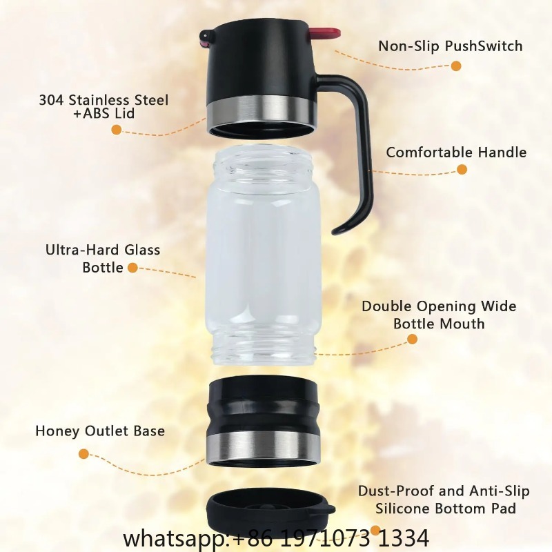 موزع عسل بدون تقطير مع قاعدة،  - مراجعة Coffee Tea Or وسعره