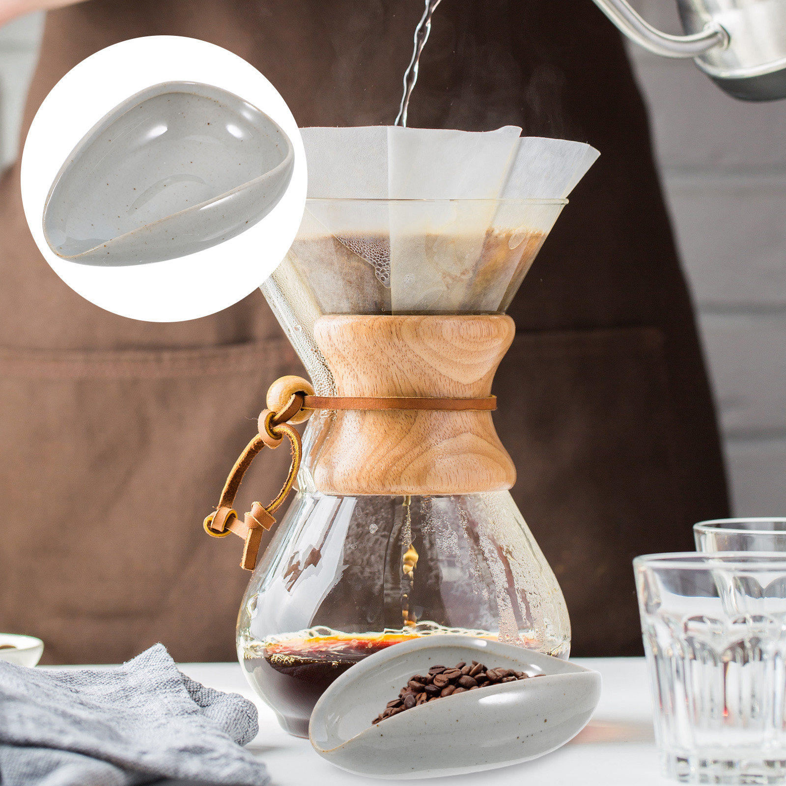 صينية سيراميك متعددة الوظائف ل - مراجعة Coffee Tea Bean Leaf وسعره