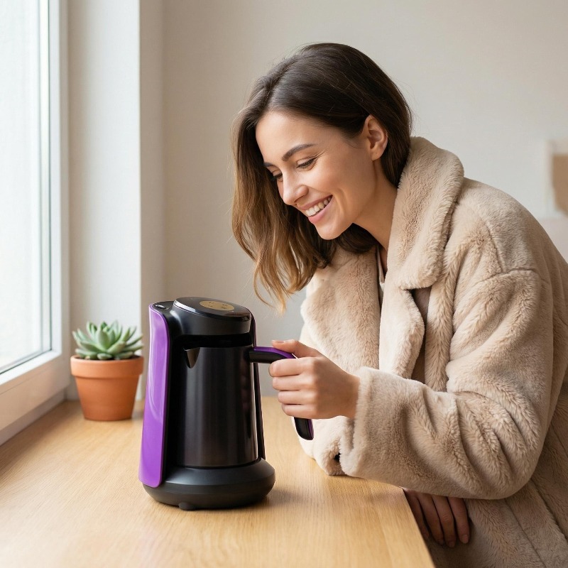 غلاية قهوة تركية كهربائية ذكية - مراجعة Coffee Tea Uk وسعره