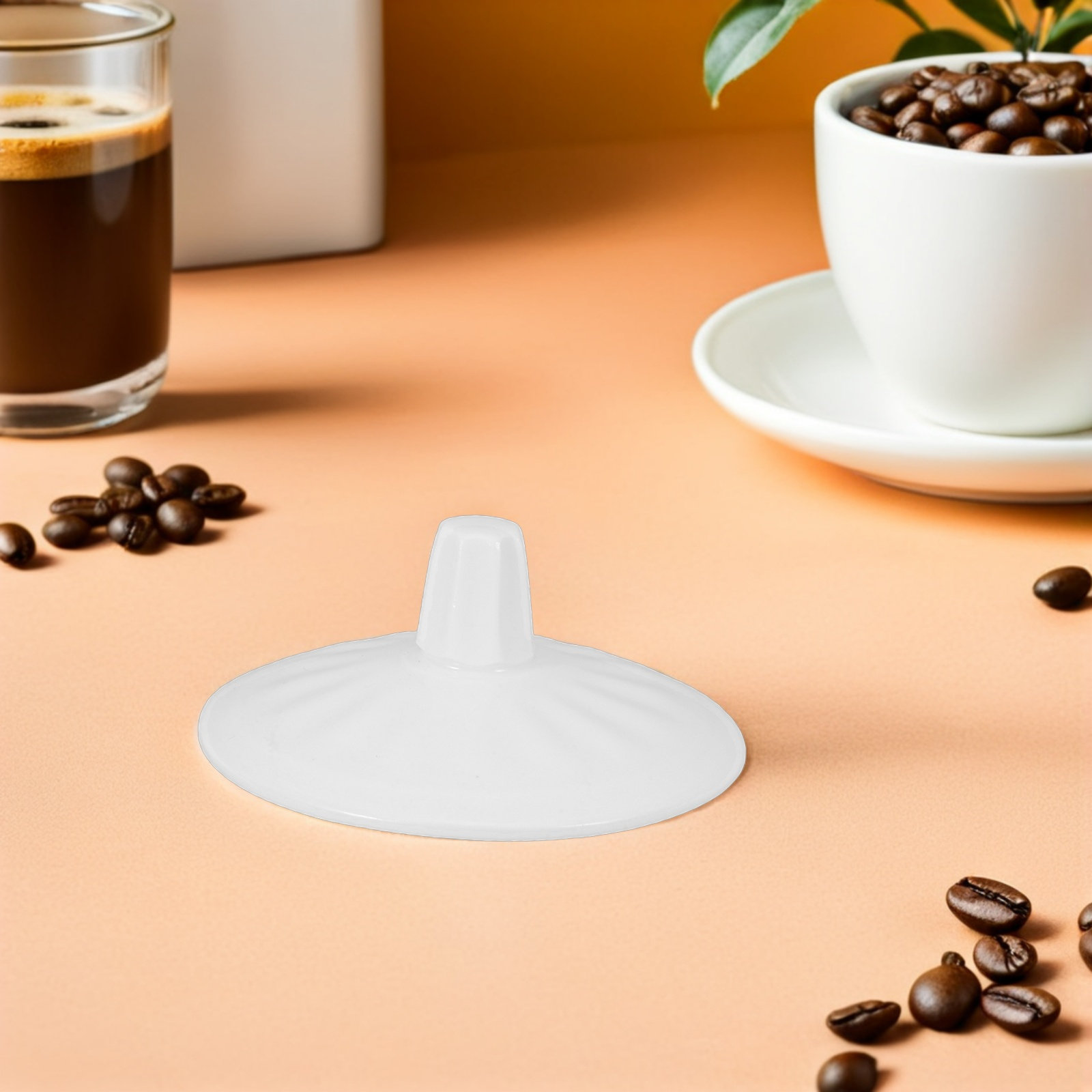 قطعتان من أغطية الأكواب مع مقب - مراجعة Coffee Tea Replacement وسعره