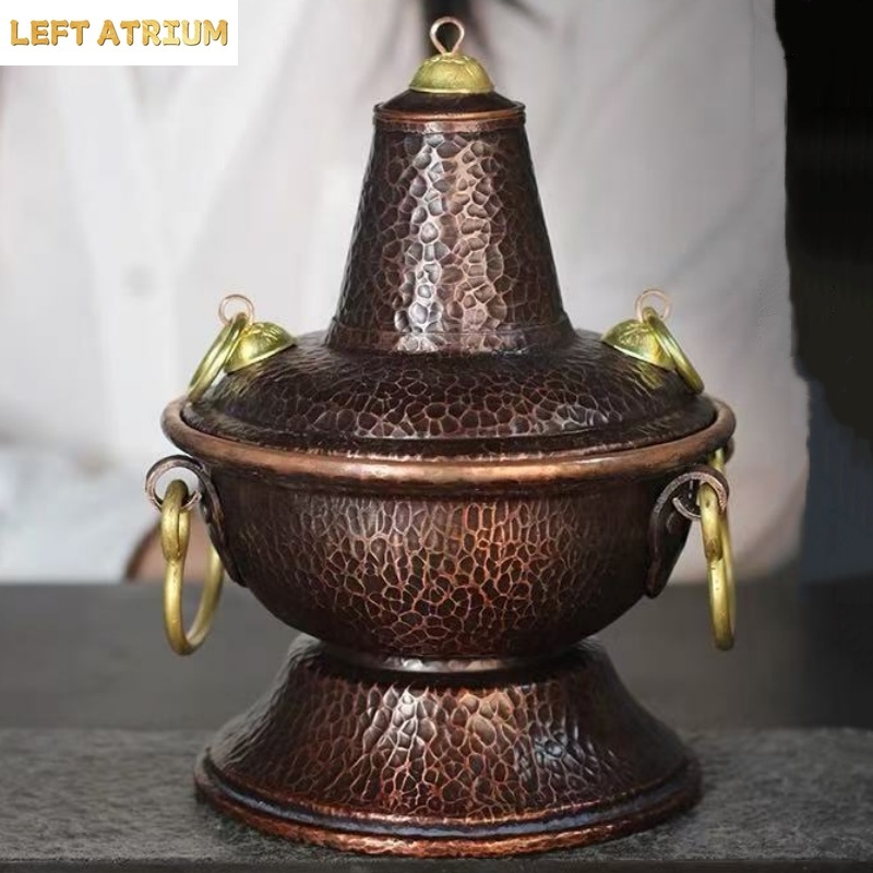 وعاء متعدد الوظائف من النحاس ا - مراجعة Coffee Tea Bean Leaf وسعره