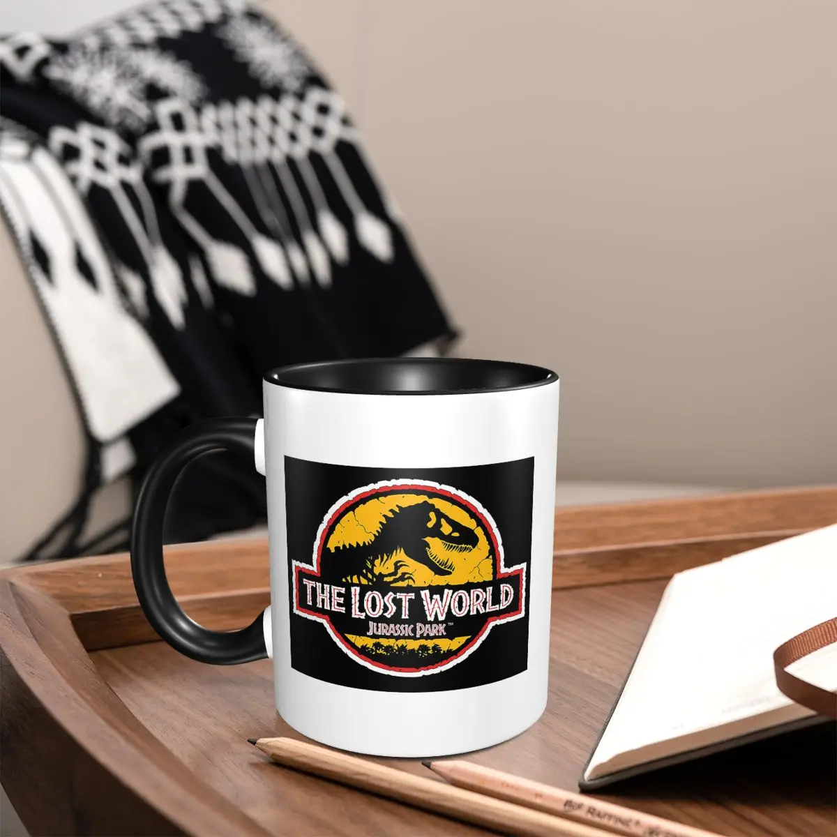 كوب سيراميك مضحك بشعار عالم ال - مراجعة Coffee Tea World وسعره