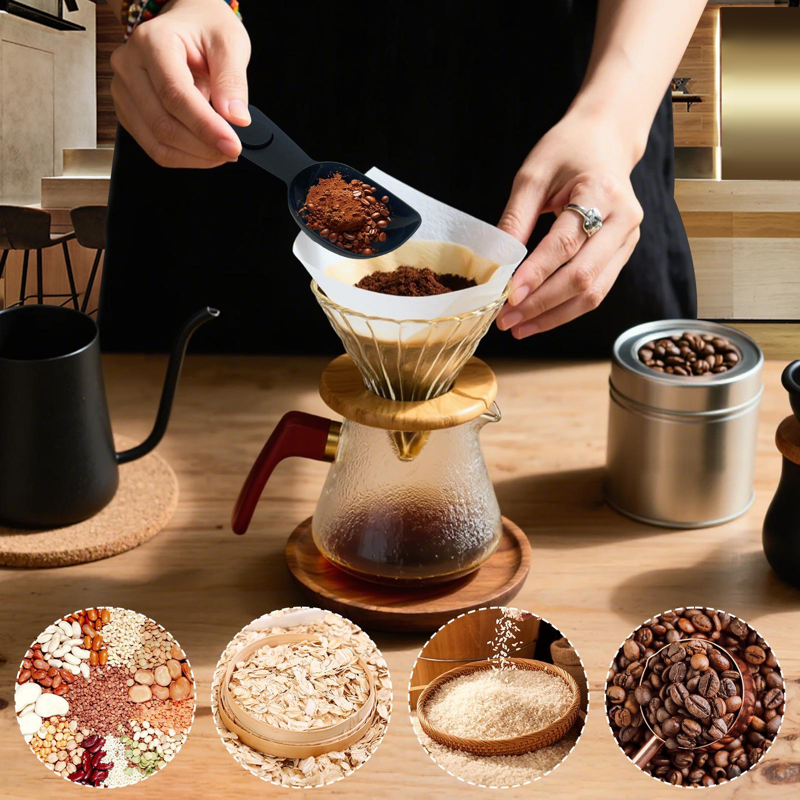 مغرفة قهوة مع مشبك ملعقة حبوب  - مراجعة Coffee Tea Bean Leaf وسعره