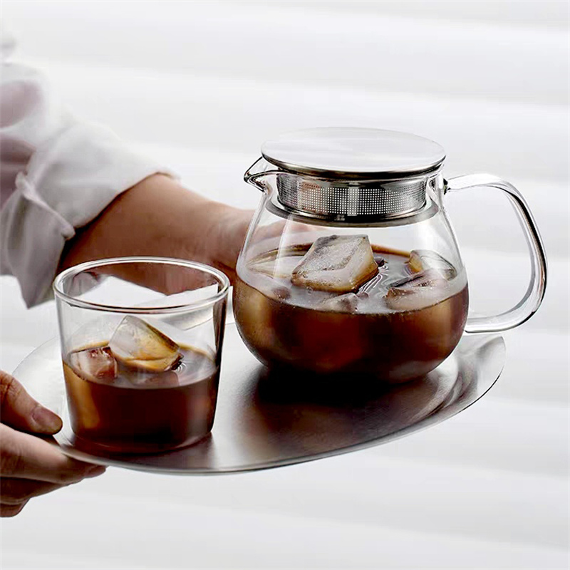 إبريق شاي زجاجي شفاف بغطاء مرش - مراجعة Coffee Tea Replacement وسعره