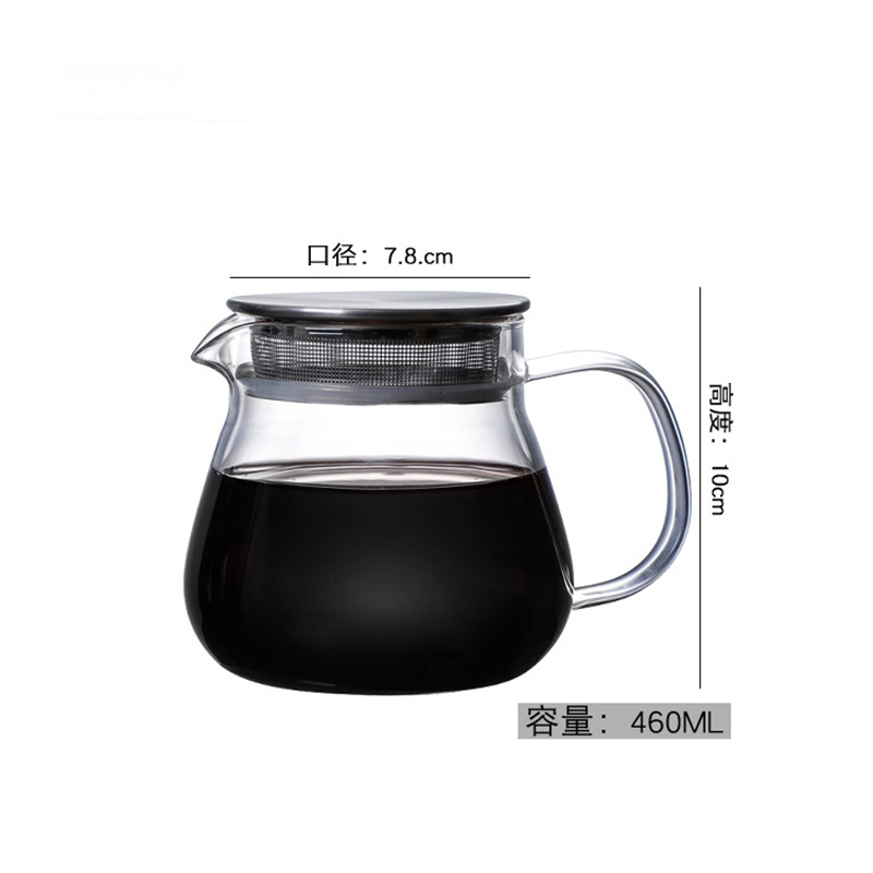 إبريق شاي زجاجي شفاف بغطاء مرش - مراجعة Coffee Tea Replacement وسعره