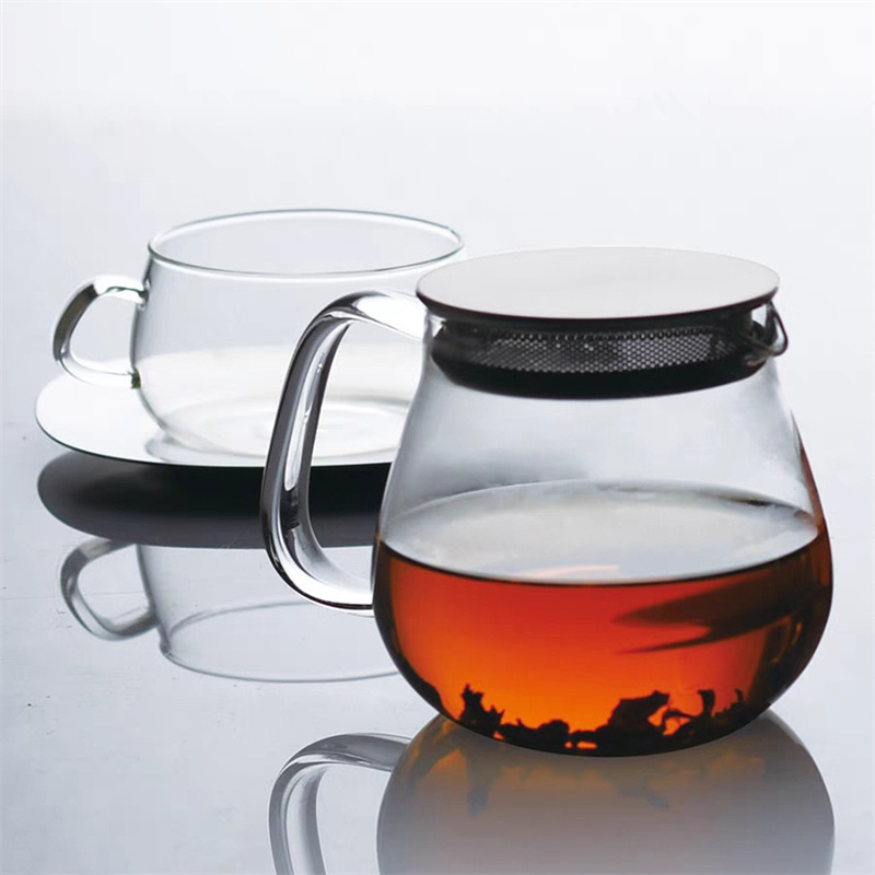 إبريق شاي زجاجي شفاف بغطاء مرش - مراجعة Coffee Tea Replacement وسعره