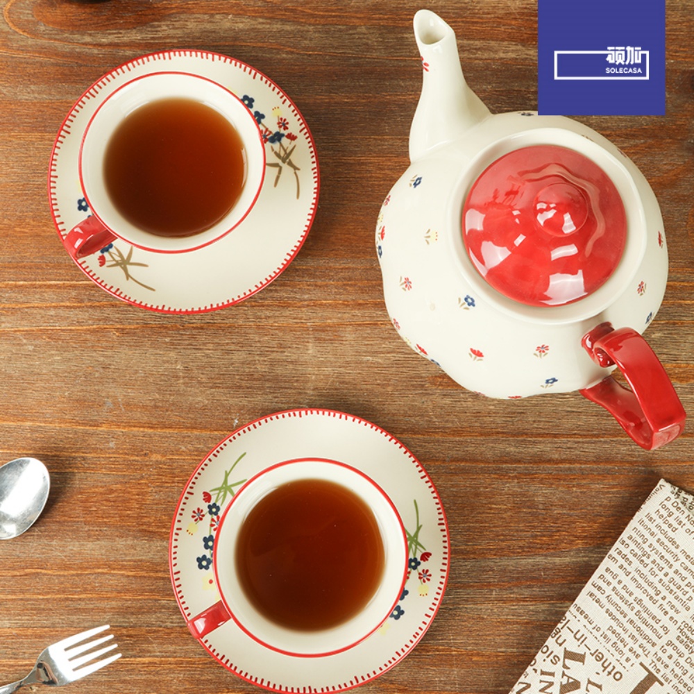 مجموعة أدوات الشاي الخزفية من  - مراجعة Coffee Y Tea وسعره