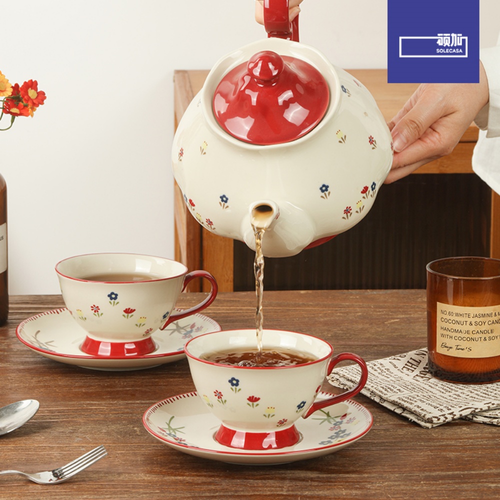 مجموعة أدوات الشاي الخزفية من  - مراجعة Coffee Y Tea وسعره