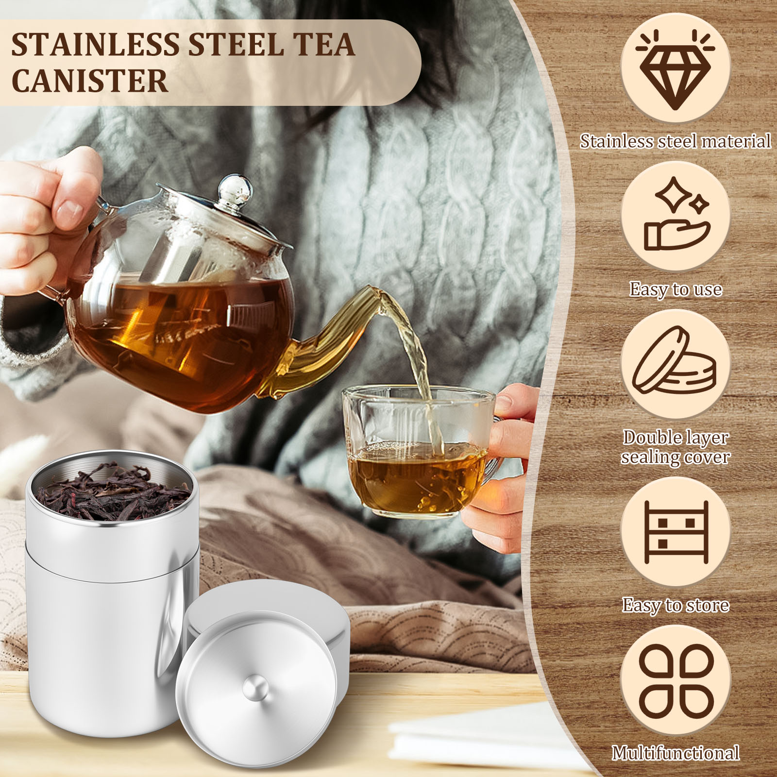 الفولاذ المقاوم للصدأ أوراق ال - مراجعة Coffee Tea Bean Leaf وسعره